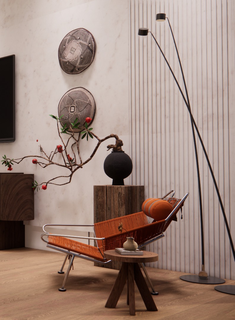 Minimalist interior space